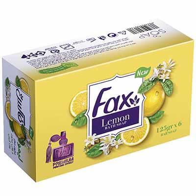 صابون 125 گرم 6 عدیدی زرد فکس